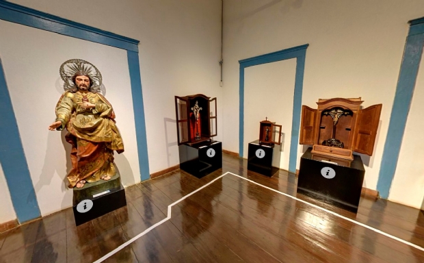 Museu da Arte Sacra oferece visitação virtual interativa em 360º com mediação ao vivo