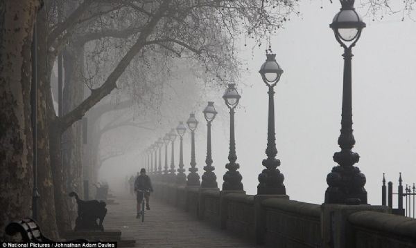 Londres durante o inverno  o cenrio do romance