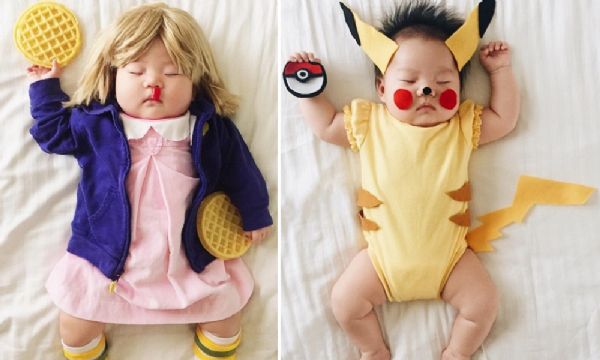 Esta fotgrafa transforma sua filha de 4 meses em personagens famosos enquanto ela dorme