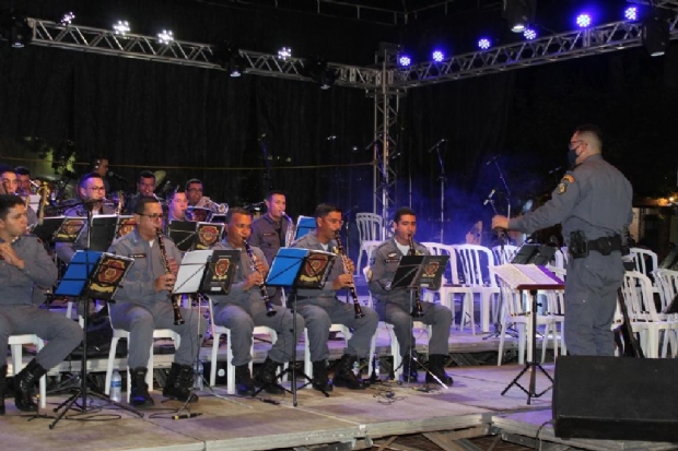 Banda da Polcia Militar realiza live com Pescuma em comemorao ao aniversrio de Cuiab