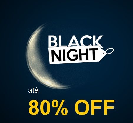Black night acontece hoje a partir das 21h com at 80% de desconto em sites