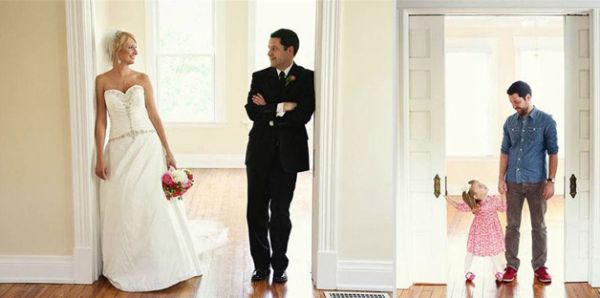 Pai vivo e filha recriam lbum de casamento para se despedir da esposa; Veja Fotos