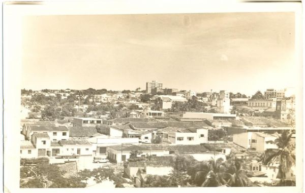 vista parcial do centro de Cuiabá, 1970