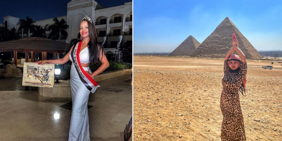 Bailarina mato-grossense, Emily Brito  primeiro lugar em festival internacional de dana rabe no Egito
