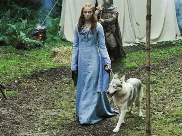A atriz Sophie Turner, intrprete de Sansa Stark, em 'Game of thrones'