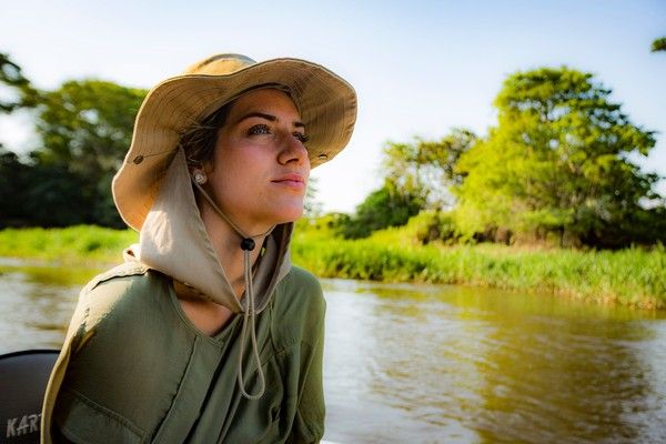 Atriz Giovanna Ewbank visita Porto Jofre e conta sua experincia de observar onas no Pantanal