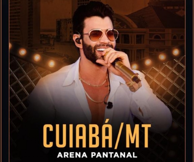 Gusttavo Lima vem a Cuiabá para show ‘Buteco’ na Arena Pantanal