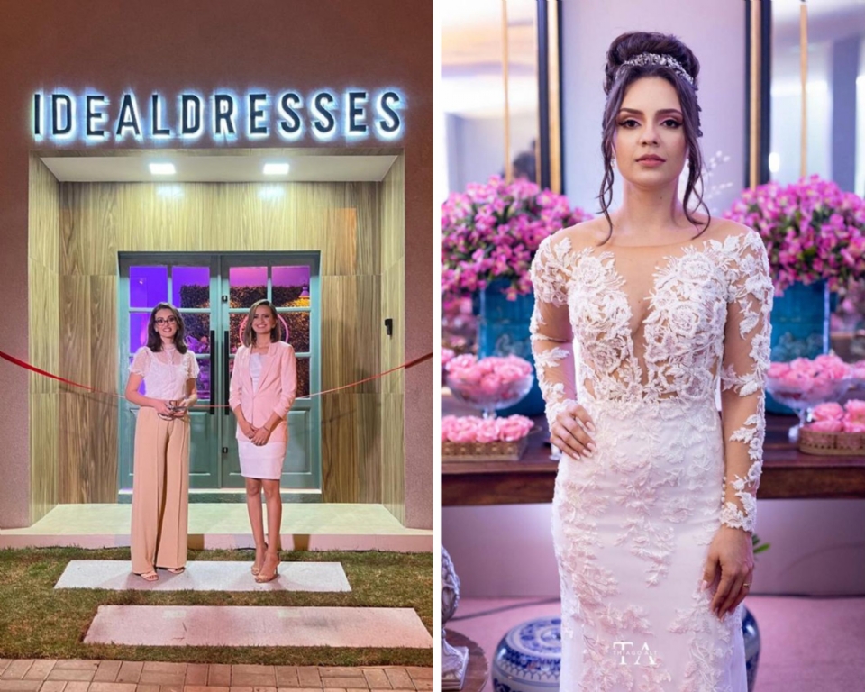 Irms abrem loja de vestidos de noiva com novo conceito de personalizao a preos mais acessveis