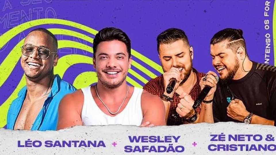 Final de semana em Cuiabá tem shows de Safadão, Léo Santana, Zé Neto e Cristiano, Tierry e muito mais