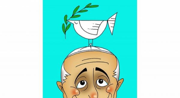 Dezoito caricaturas do Papa Francisco ilustram exposio sobre sua simpatia no MAS