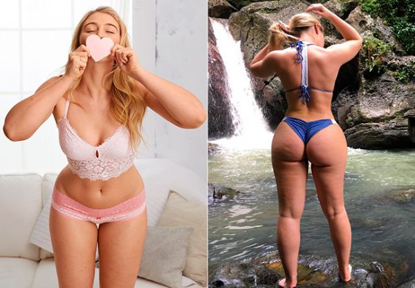 Rejeitada pela Victorias Secret,modelo faz sucesso com fotos de lingerie sem filtro nas redes sociais