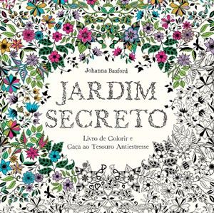 Capa do livro para colorir 'Jardim secreto' o mais vendido no Brasil em 2015 at aqui (