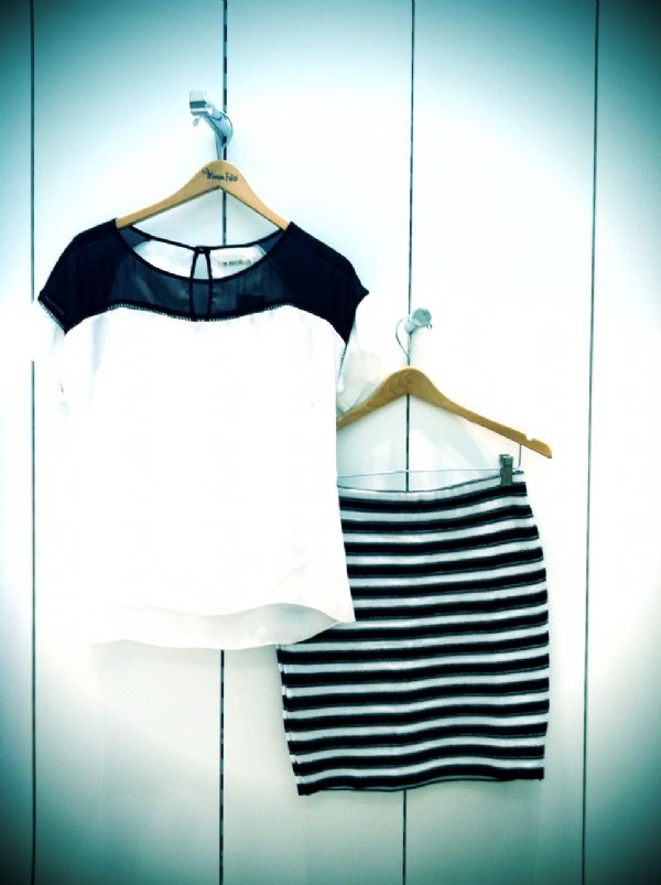 Moda Preto&Branco continua com fora no Vero em peas e tecidos mais leves