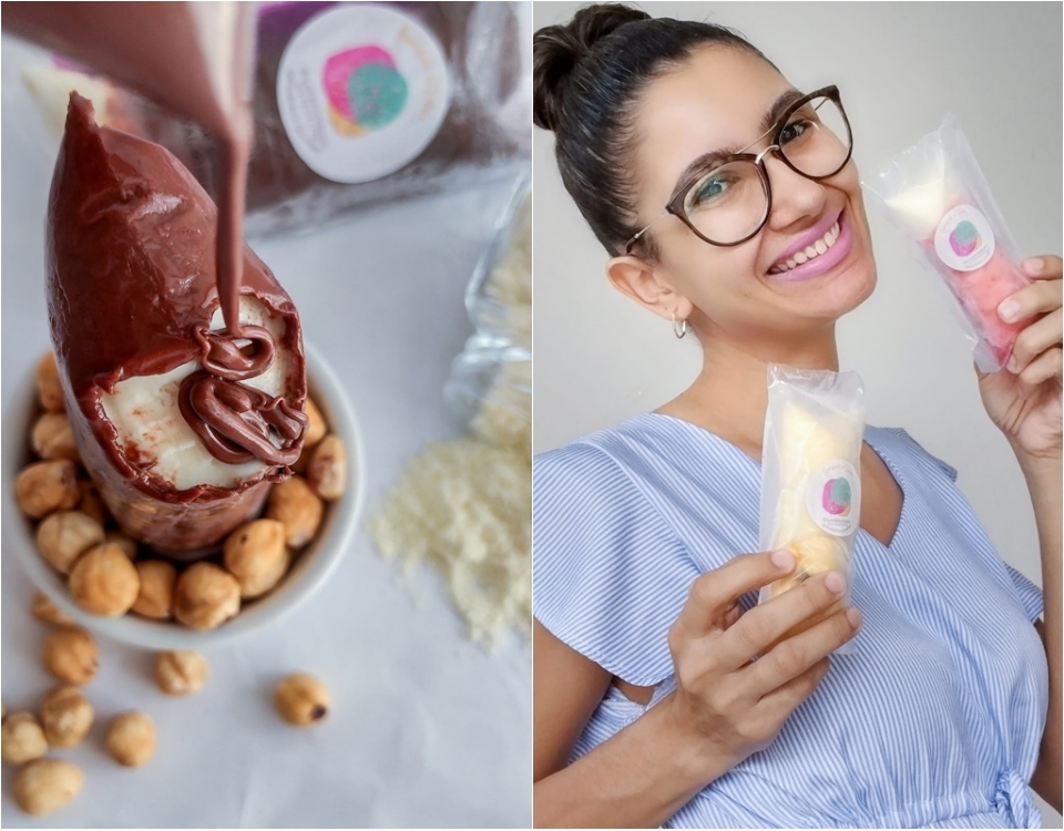 Ninho com Nutella, Tablito e Mousse de Morango: cuiabana vende 'geladinho' com base de gelato italiano