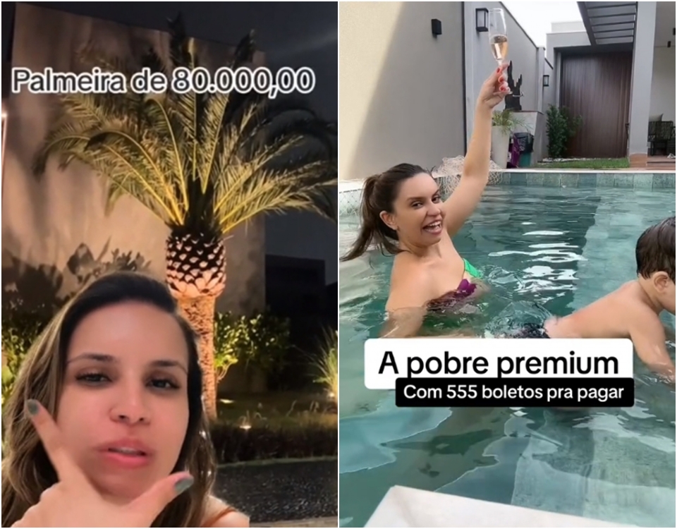 Dentista viraliza no Tik Tok com vdeos sobre a vida de 'pobre premium' em condomnio de luxo em Cuiab