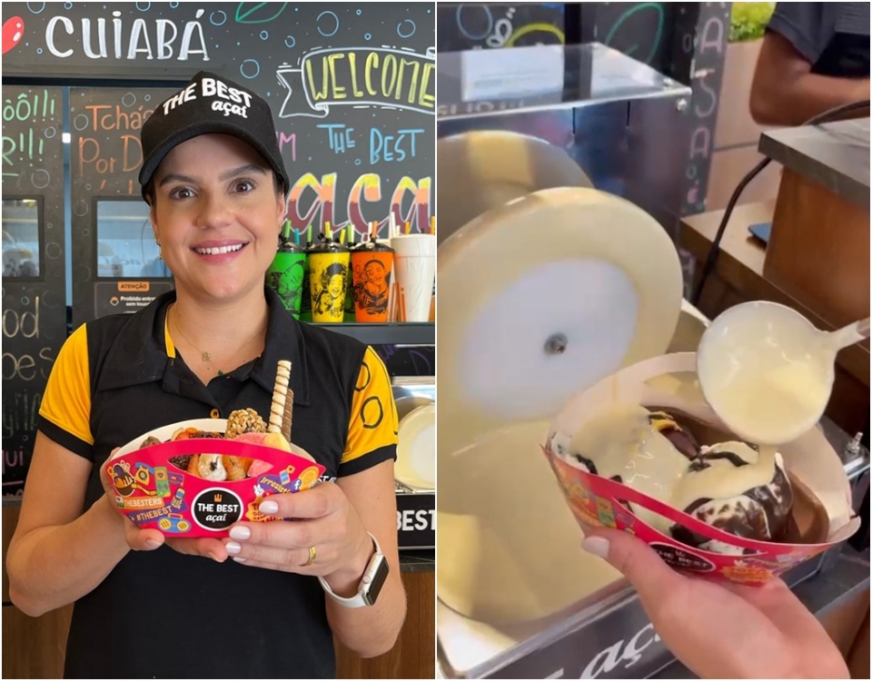 Self-service de ovo de Pscoa vira alternativa entre clientes de sorveteria para driblar preos altos em Cuiab