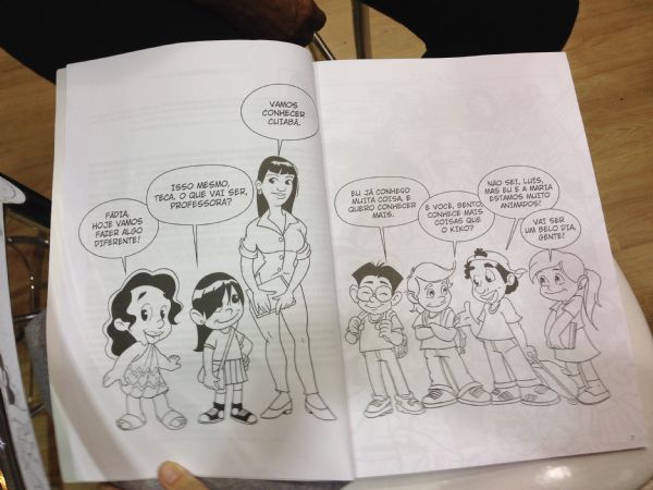 Pedagoga escreve histria em quadrinhos contando histria de Cuiab sob tica indgena e negra