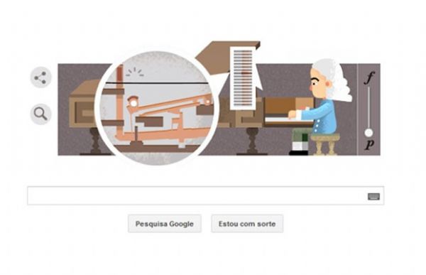 Quem inventou o piano? Google faz doodle para homenagear Bartolomeo Cristofori, o italiano tido como pai do instrumento.