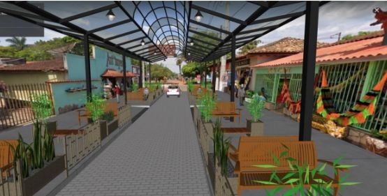 Edital com R$ 14,5 milhões é lançado para revitalização da praça central e cobertura de rua em Chapada dos Guimarães; veja