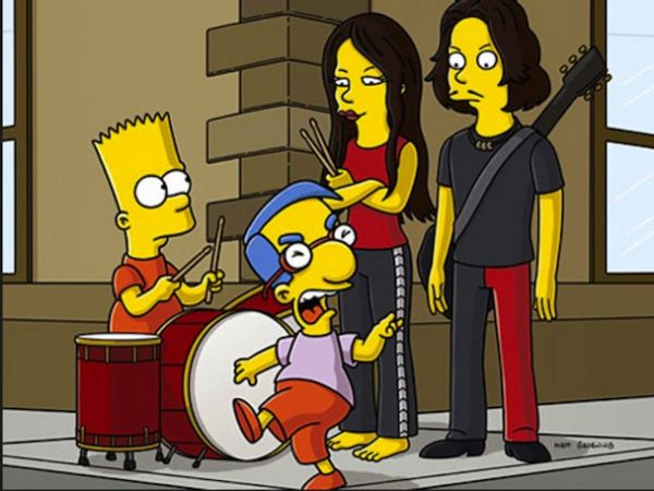 Simpsons e The White Stripes