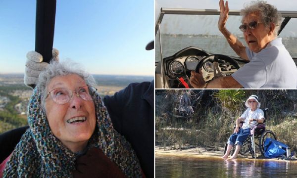Senhora de 91 anos troca quimioterapia por botar o p na estrada e curtir a vida