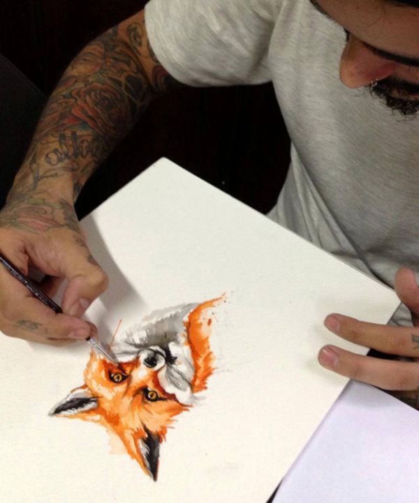 Aquarela na pele: conhea o fantstico trabalho desse tatuador brasileiro
