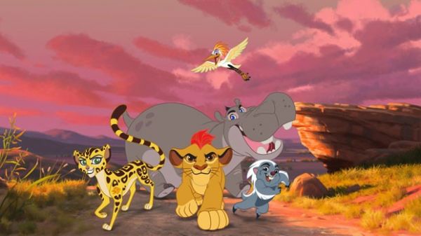 Cena do telefilme 'The Lion Guard: Return of the Roar', telefilme que  continuao de 'O rei leo' e vai render um desenho animado