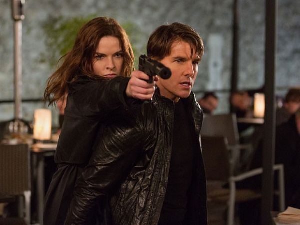 Tom Cruise e Rebecca Ferguson em cena de 'Misso: Impossvel  Nao secreta'