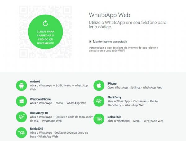 Uso do WhatsApp em computadores  liberado para donos de iPhones.